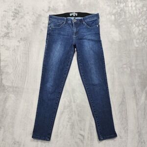 Wit & Wisdom Jeans Womens 10 Blue Mid Rise Skinny Stretch Denim Casaul Preppy